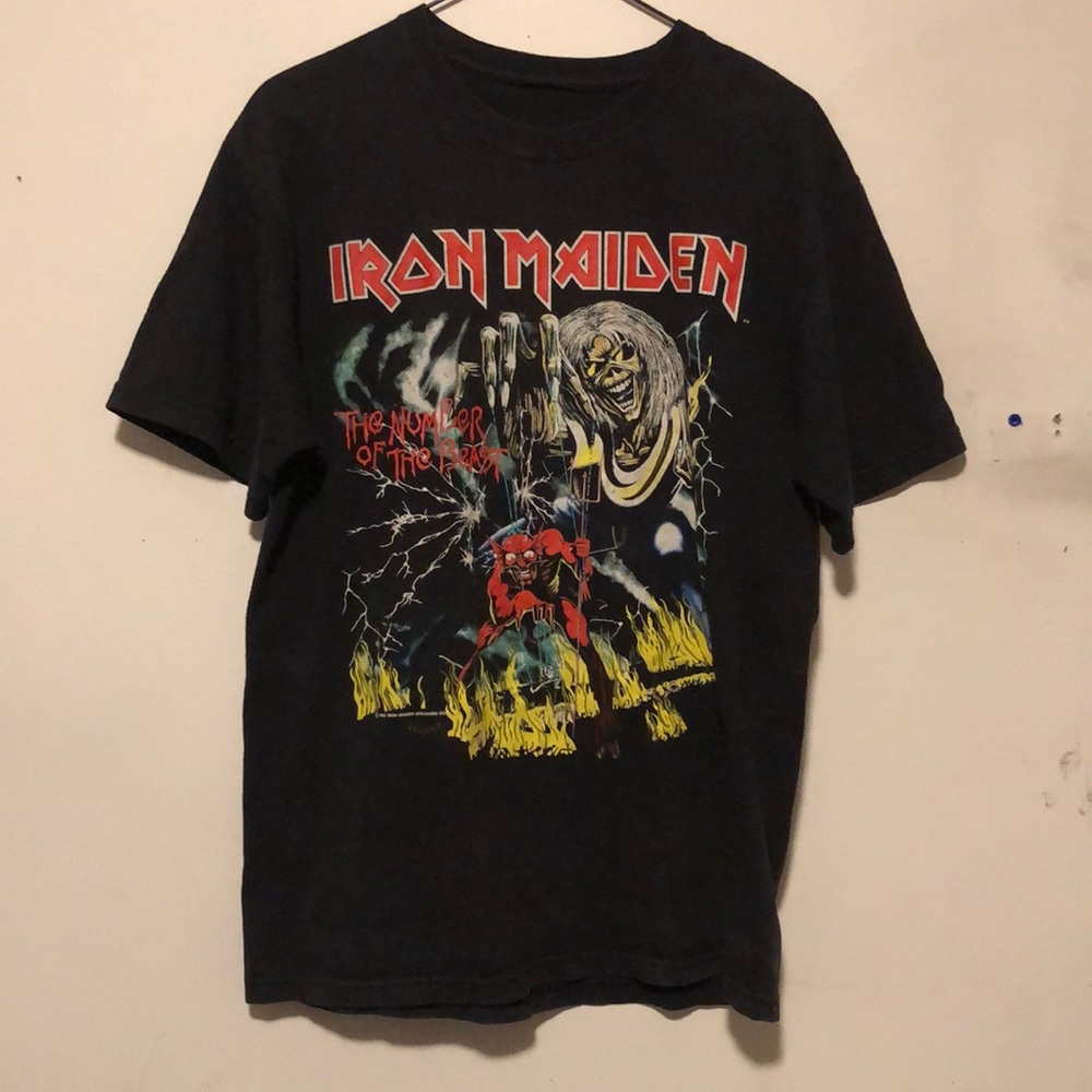 Iron Maiden 1982 Number of the Beast shirt